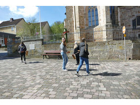 Rasseln in Naumburg - eine alte Ostertradition (© Karl-Franz Thiede)